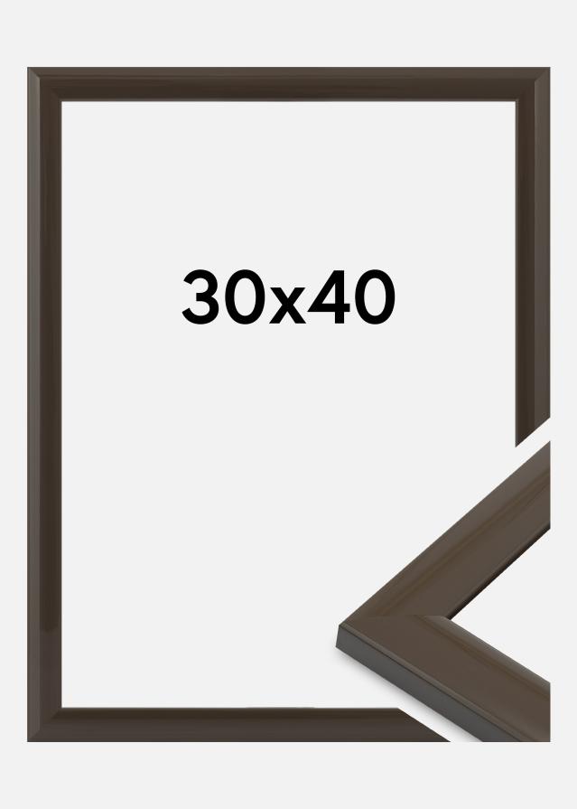 Jämtlands Ramfabrik Fotolijst Dorset Acrylglas Donkergrijs 30x40 cm