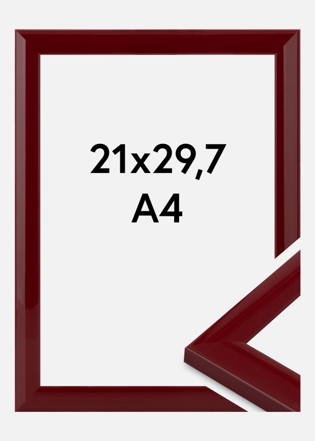 Jämtlands Ramfabrik Fotolijst Dorset Acrylglas Donkerrood 21x29,7 cm (A4)