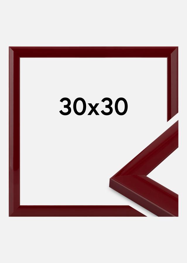 Jämtlands Ramfabrik Fotolijst Dorset Acrylglas Donkerrood 30x30 cm