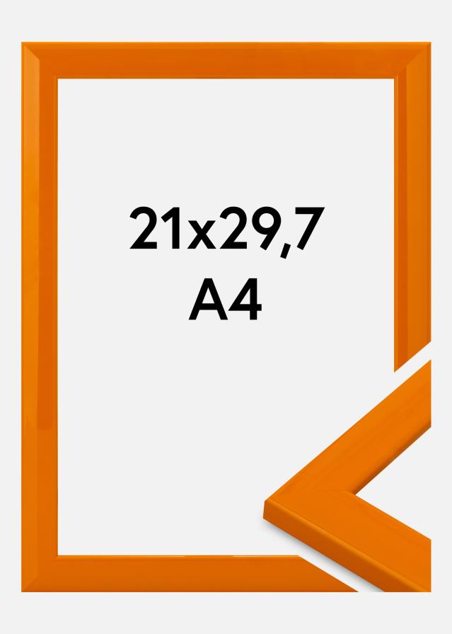 Jämtlands Ramfabrik Fotolijst Dorset Acrylglas Oranje 21x29,7 cm (A4)