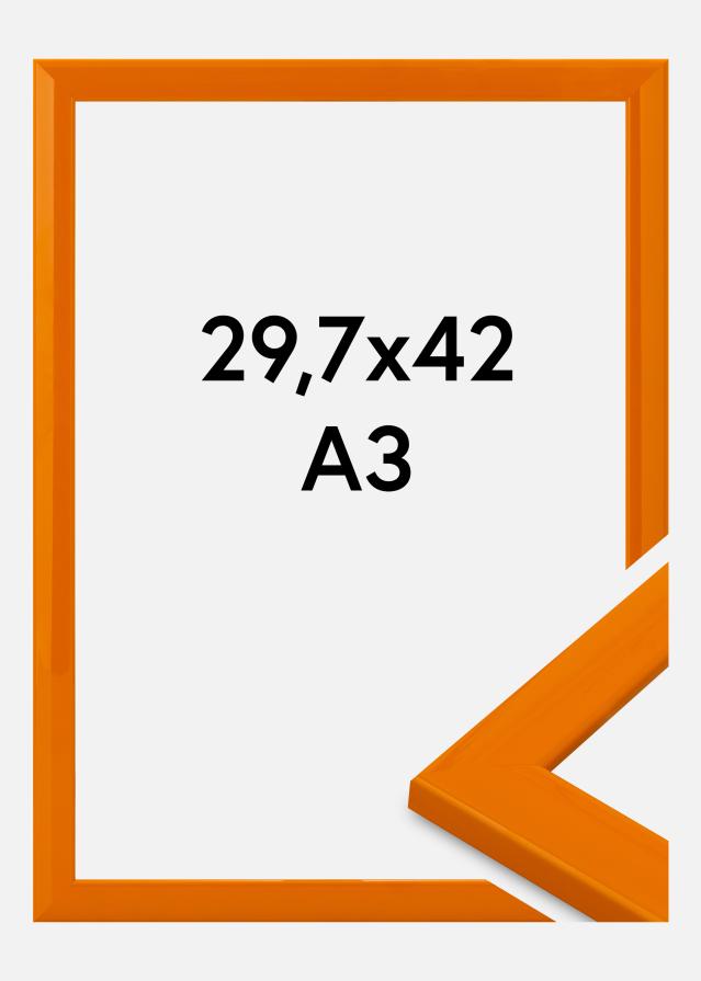 Jämtlands Ramfabrik Fotolijst Dorset Acrylglas Oranje 29,7x42 cm (A3)