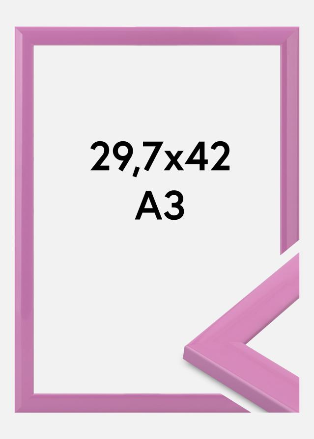 Jämtlands Ramfabrik Fotolijst Dorset Acrylglas Roze 29,7x42 cm (A3)