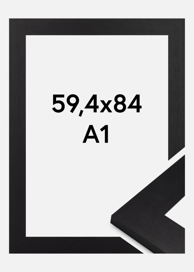Jämtlands Ramfabrik Fotolijst Dover Acrylglas Zwart 59.4x84 cm (A1)