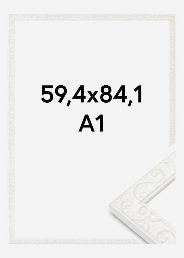 Jämtlands Ramfabrik Fotolijst Milton Acrylglas Wit 59,4x84,1 cm (A1)