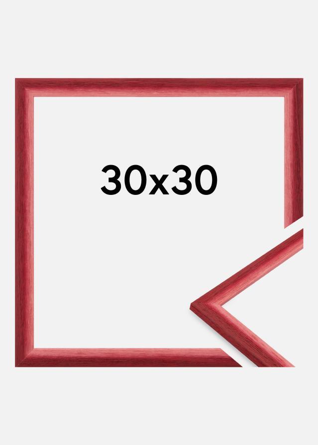 Jämtlands Ramfabrik Fotolijst Cornwall Acrylglas Donkerrood 30x30 cm
