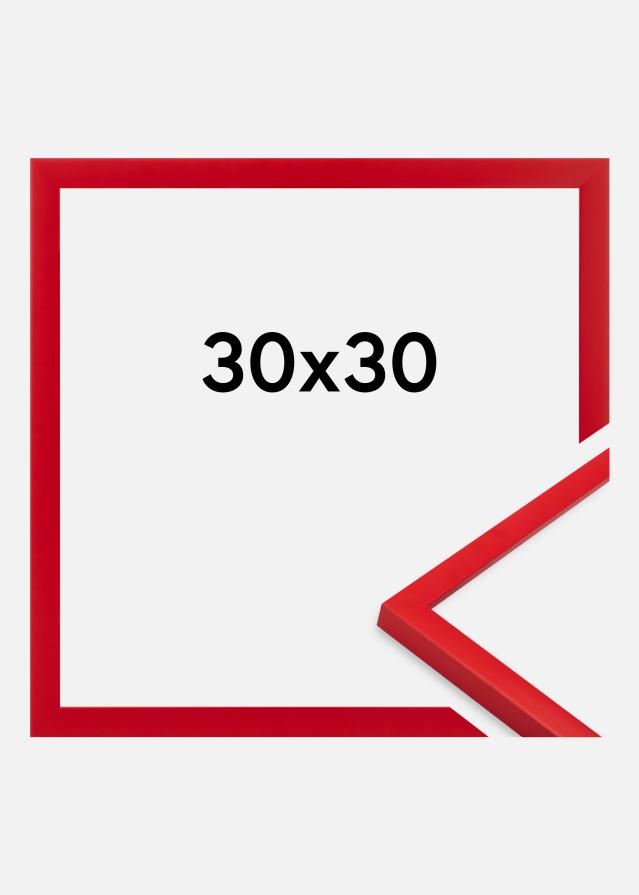 Jämtlands Ramfabrik Fotolijst Kent Acrylglas Rood 30x30 cm