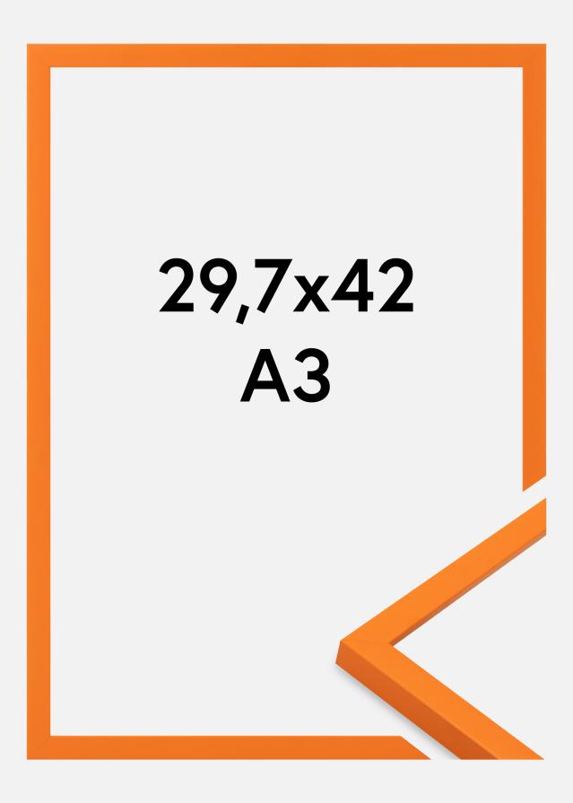 Jämtlands Ramfabrik Fotolijst Kent Acrylglas Oranje 29,7x42 cm (A3)