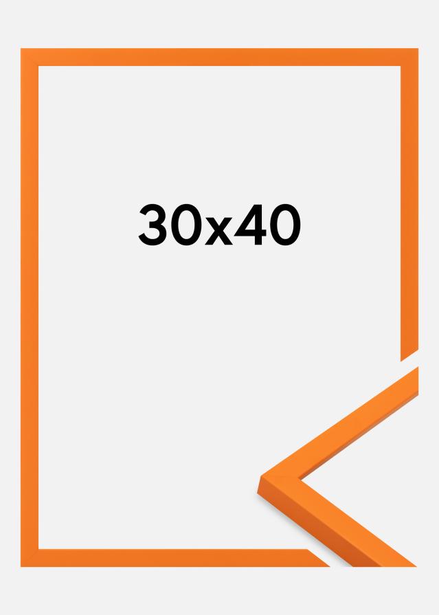 Jämtlands Ramfabrik Fotolijst Kent Acrylglas Oranje 30x40 cm