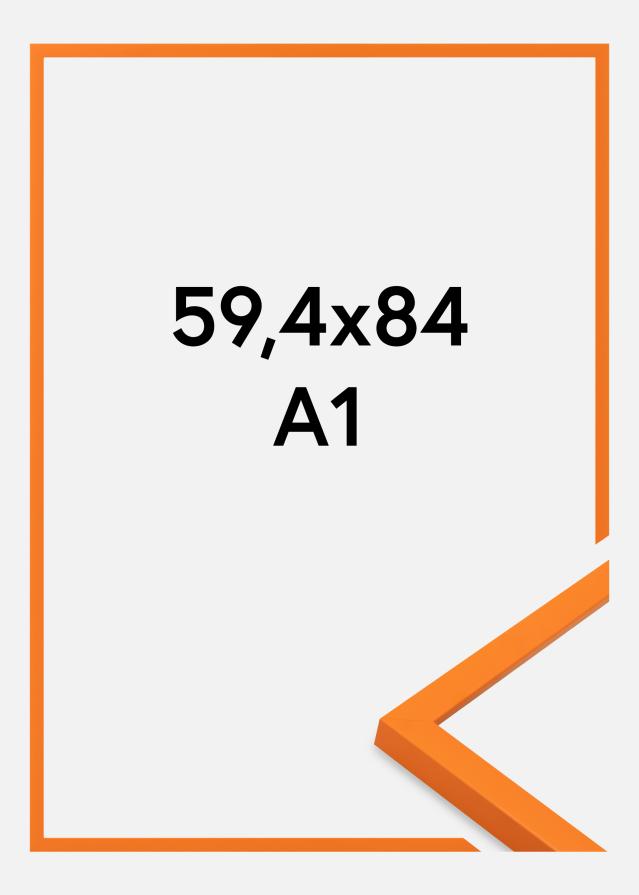 Jämtlands Ramfabrik Fotolijst Kent Acrylglas Oranje 59,4x84 cm (A1)