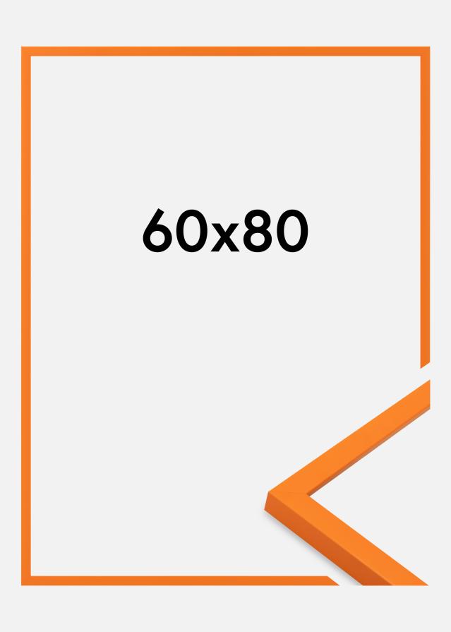 Jämtlands Ramfabrik Fotolijst Kent Acrylglas Oranje 60x80 cm