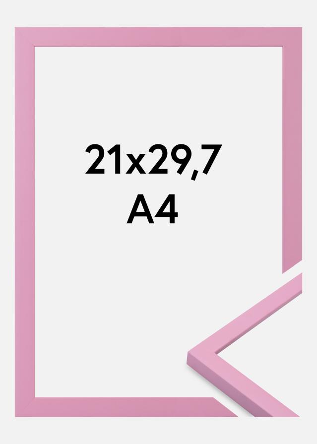 Jämtlands Ramfabrik Fotolijst Kent Acrylglas Roze 21x29,7 cm (A4)