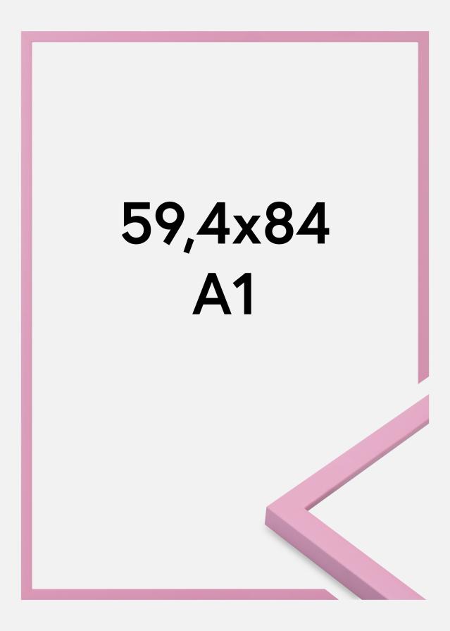 Jämtlands Ramfabrik Fotolijst Kent Acrylglas Roze 59,4x84 cm (A1)