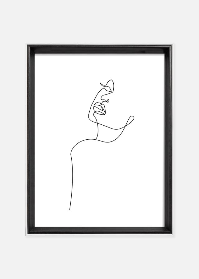 Walther Fotolijst Silhouette Zwart 18x24 cm