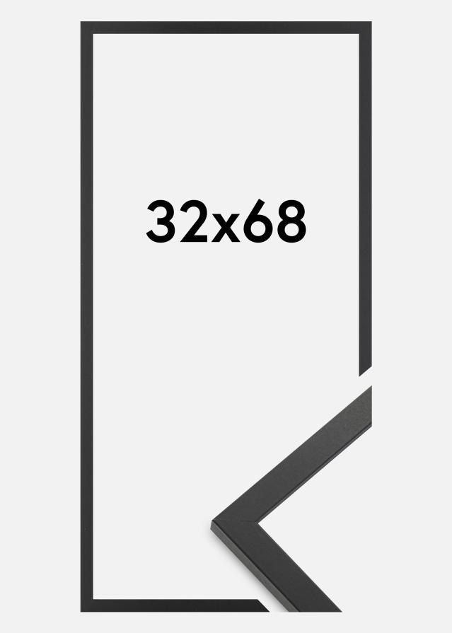 Jämtlands Ramfabrik Fotolijst Trendy Acrylglas Zwart 32x68 cm