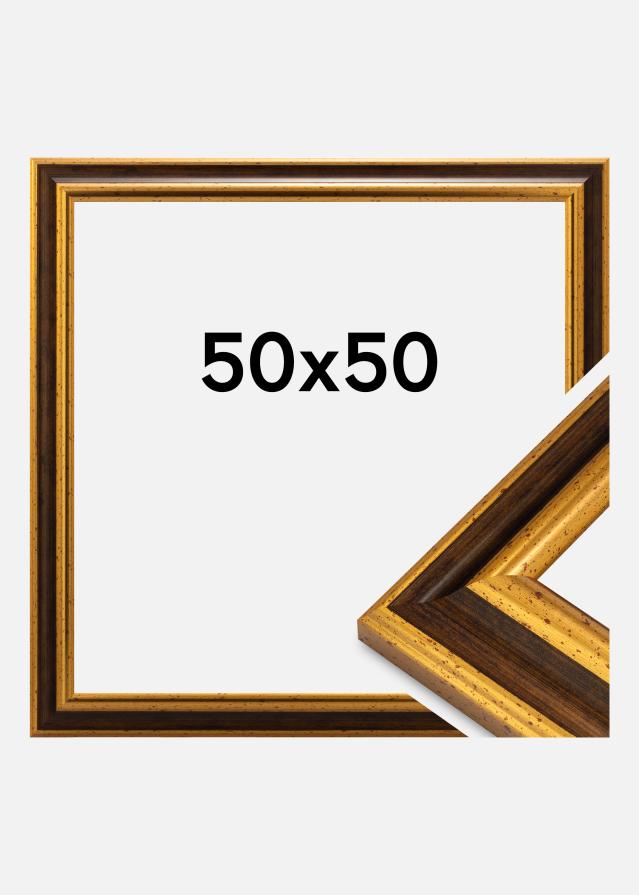 Jämtlands Ramfabrik Fotolijst Aberystwyth Acrylglas Goud 50x50 cm