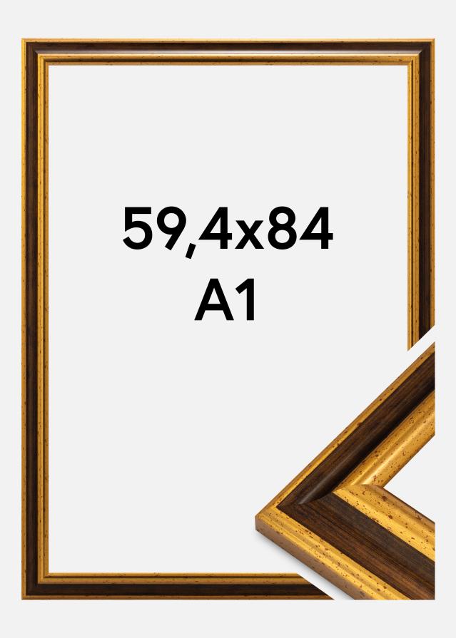 Jämtlands Ramfabrik Fotolijst Aberystwyth Acrylglas Goud 59,4x84,1 cm (A1)
