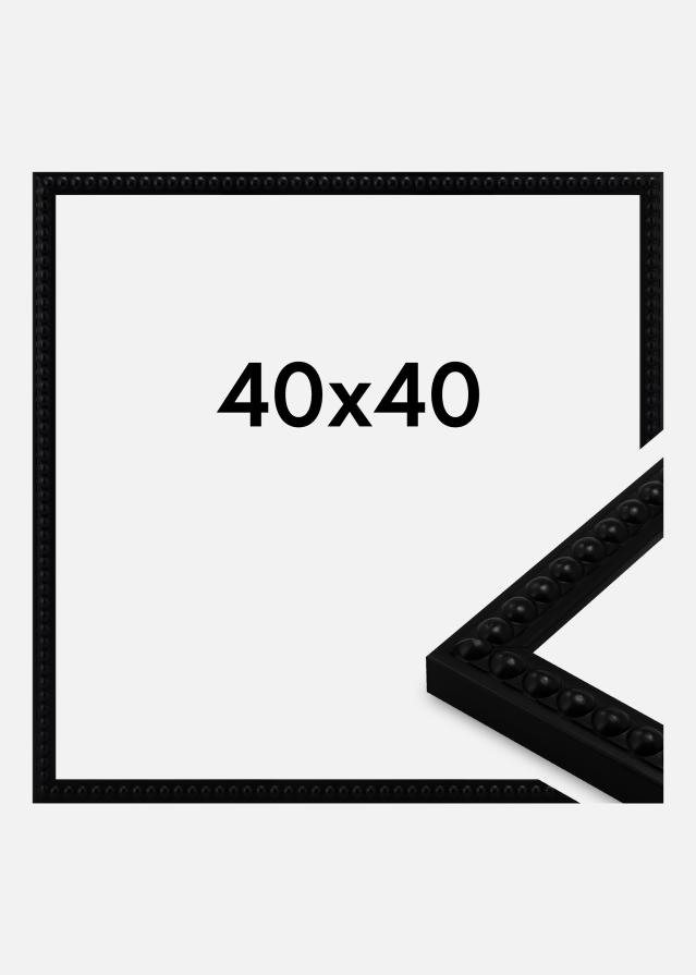 Jämtlands Ramfabrik Fotolijst Perla Acrylglas Black 40x40 cm