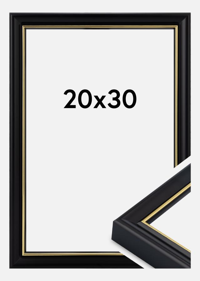 Jämtlands Ramfabrik Fotolijst Canterbury Acrylglas Zwart 20x30 cm