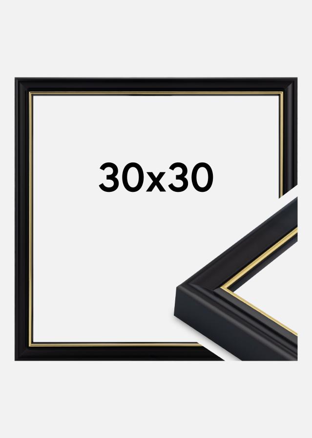 Jämtlands Ramfabrik Fotolijst Canterbury Acrylglas Zwart 30x30 cm