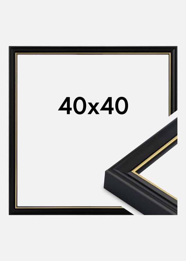 Jämtlands Ramfabrik Fotolijst Canterbury Acrylglas Zwart 40x40 cm