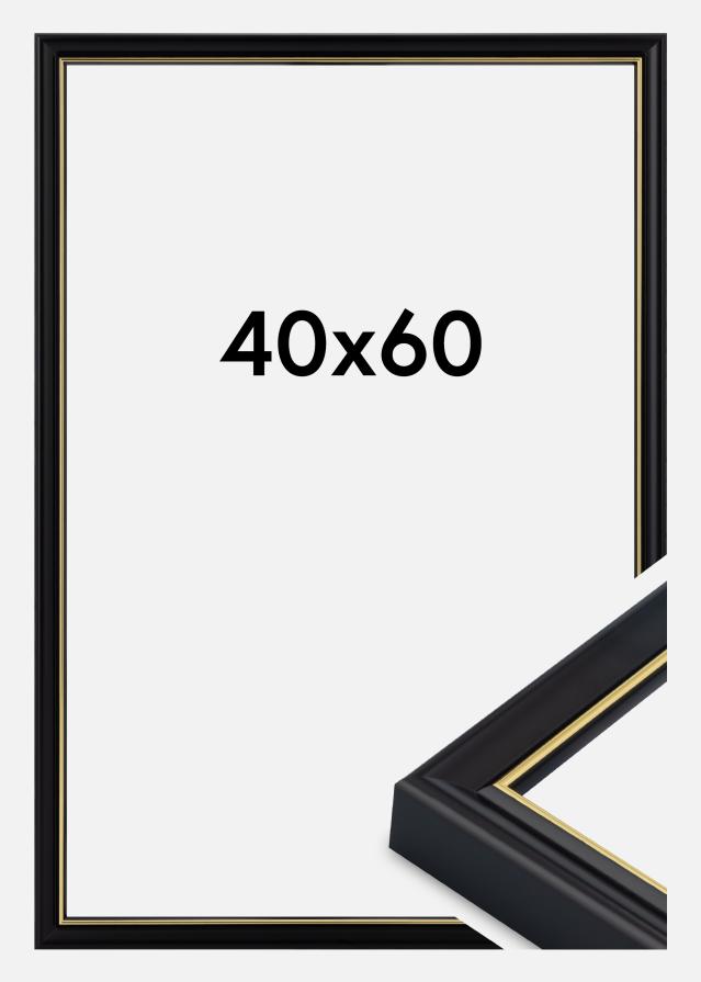 Jämtlands Ramfabrik Fotolijst Canterbury Acrylglas Zwart 40x60 cm