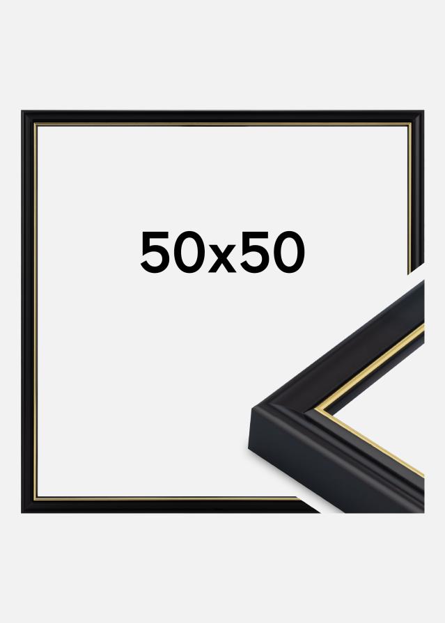 Jämtlands Ramfabrik Fotolijst Canterbury Acrylglas Zwart 50x50 cm
