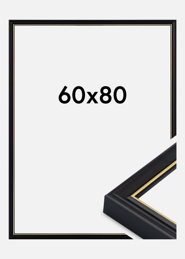 Jämtlands Ramfabrik Fotolijst Canterbury Acrylglas Zwart 60x80 cm