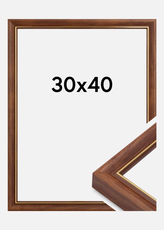 Jämtlands Ramfabrik Fotolijst Canterbury Acrylglas Bruin 30x40 cm