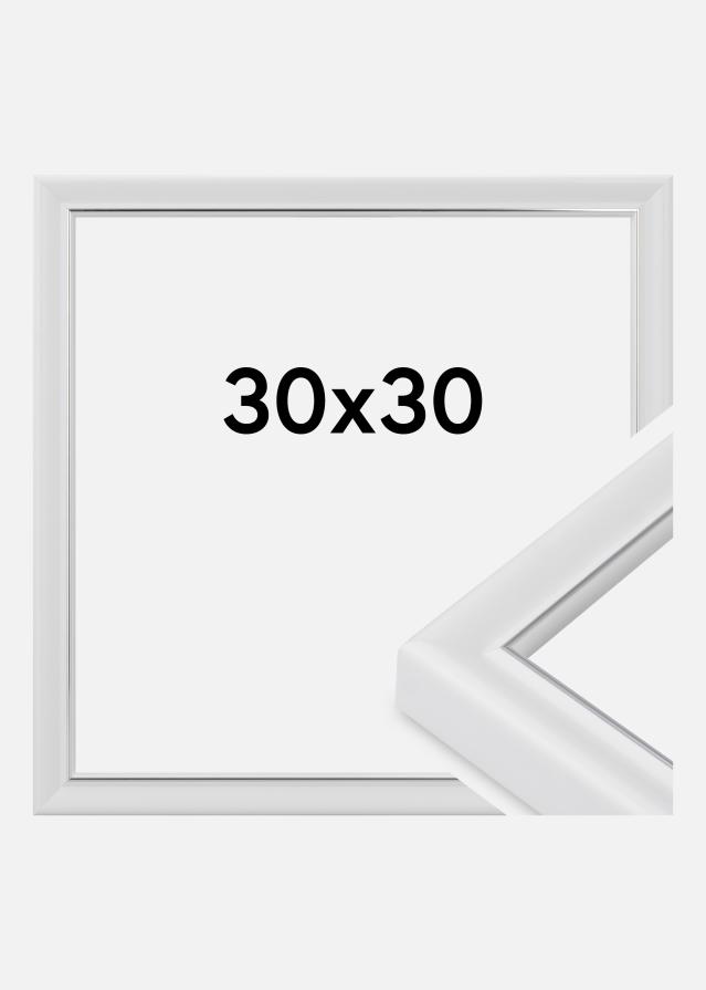 Jämtlands Ramfabrik Fotolijst Canterbury Acrylglas Wit 30x30 cm