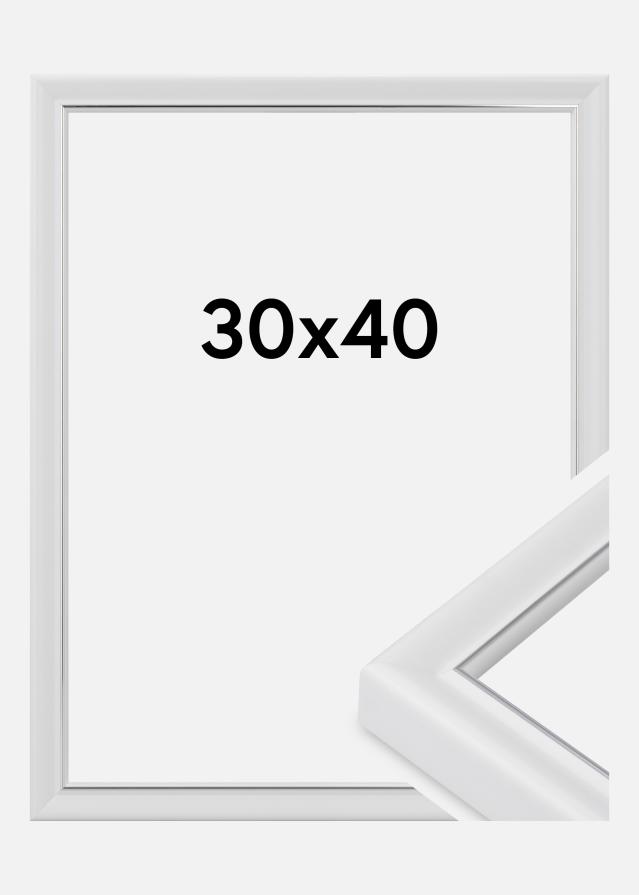 Jämtlands Ramfabrik Fotolijst Canterbury Acrylglas Wit 30x40 cm