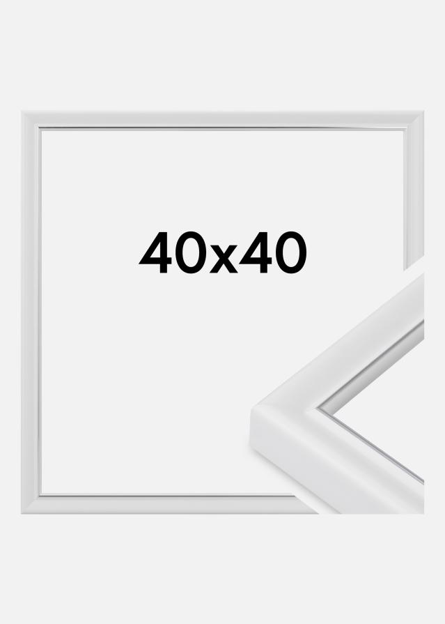Jämtlands Ramfabrik Fotolijst Canterbury Acrylglas Wit 40x40 cm