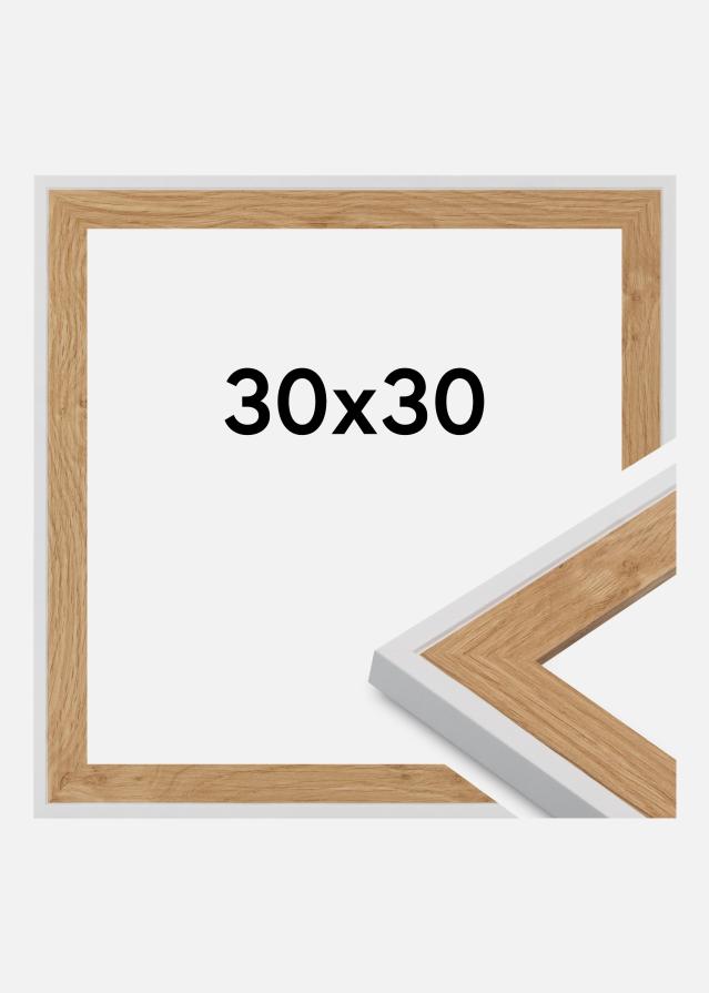 Jämtlands Ramfabrik Fotolijst Clearline Acrylglas Wit 30x30 cm