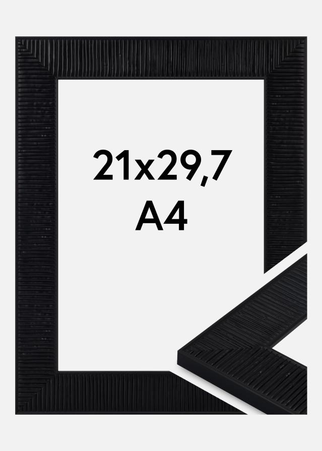 Jämtlands Ramfabrik Fotolijst Linea Acrylglas Black 21x29.7 cm (A4)