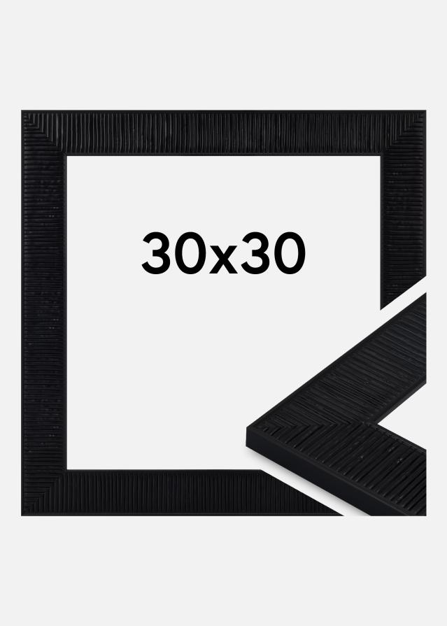 Jämtlands Ramfabrik Fotolijst Linea Acrylglas Black 30x30 cm