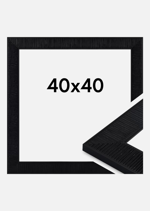 Jämtlands Ramfabrik Fotolijst Linea Acrylglas Black 40x40 cm