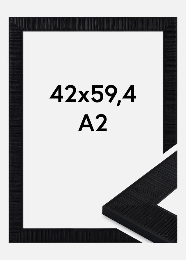 Jämtlands Ramfabrik Fotolijst Linea Acrylglas Black 42x59.4 cm (A2)