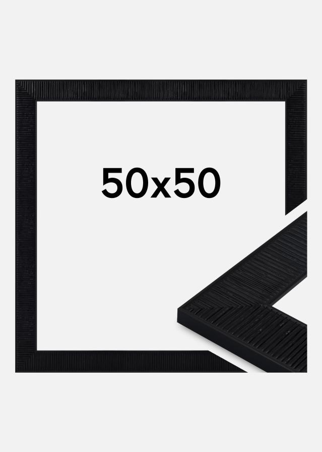 Jämtlands Ramfabrik Fotolijst Linea Acrylglas Black 50x50 cm