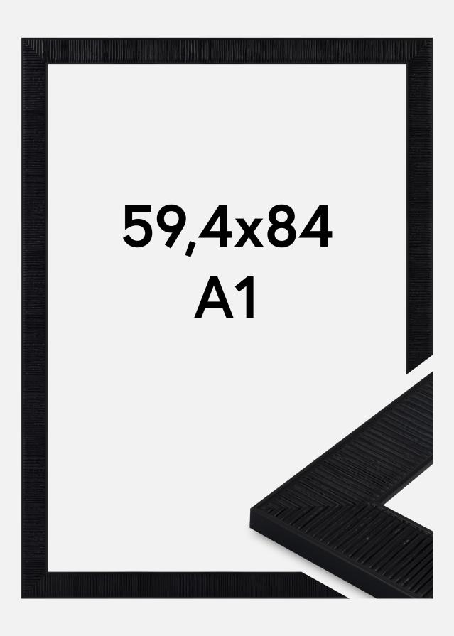 Jämtlands Ramfabrik Fotolijst Linea Acrylglas Black 59.4x84 cm (A1)