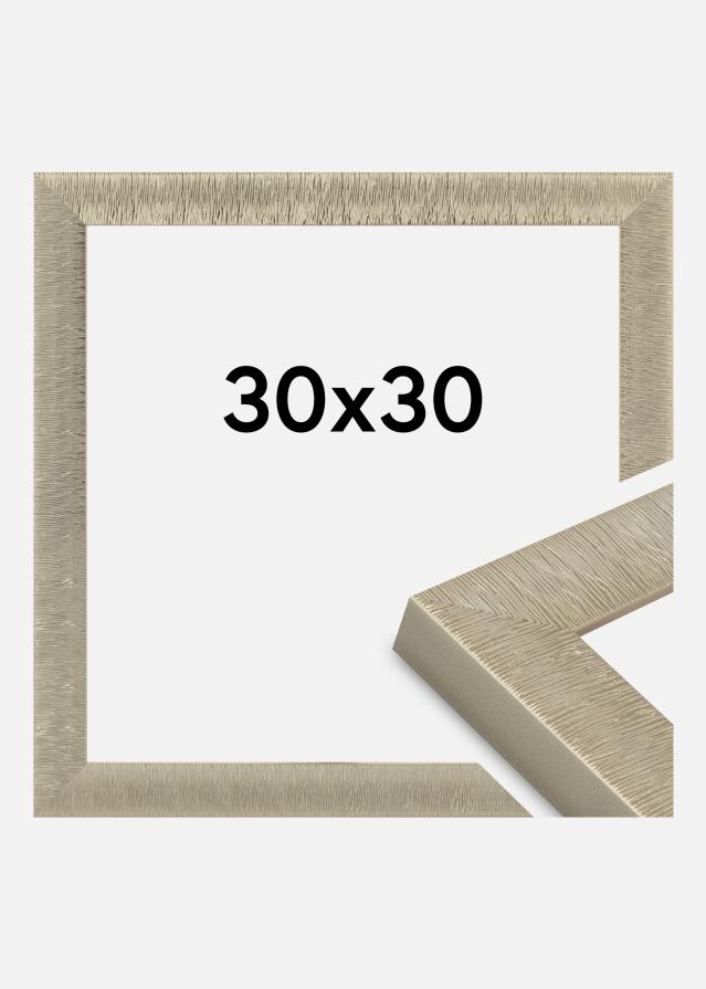 Jämtlands Ramfabrik Fotolijst Linea Acrylglas Champagne 30x30 cm