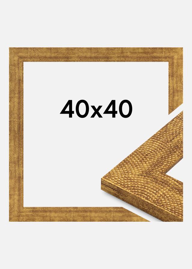 Jämtlands Ramfabrik Fotolijst Linea Acrylglas Gold 40x40 cm