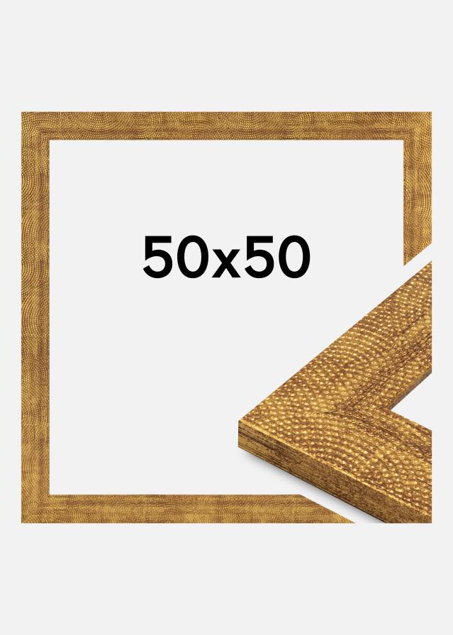 Jämtlands Ramfabrik Fotolijst Linea Acrylglas Gold 50x50 cm