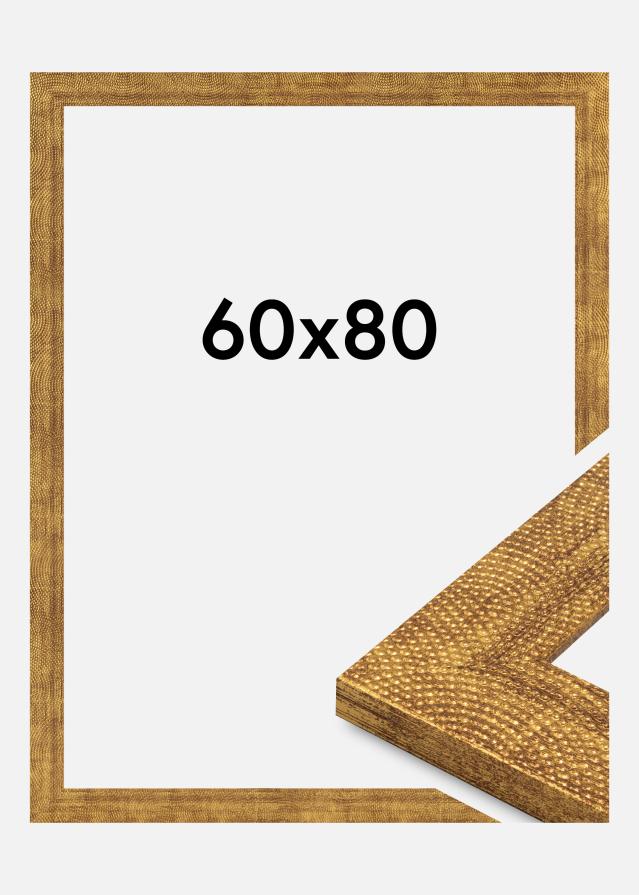 Jämtlands Ramfabrik Fotolijst Linea Acrylglas Gold 60x80 cm
