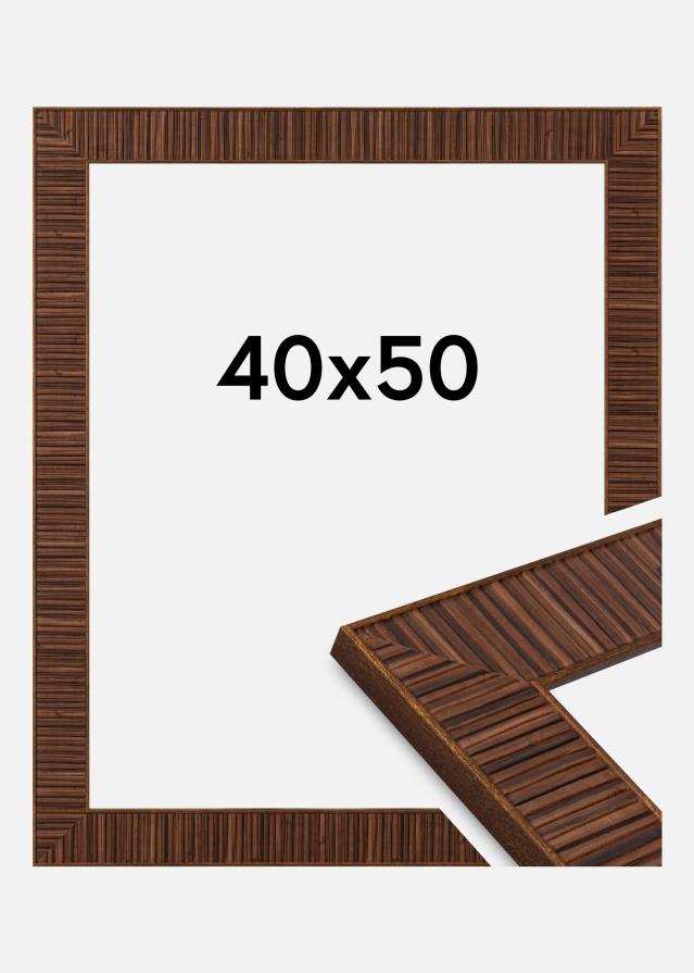 Jämtlands Ramfabrik Fotolijst Linea Acrylglas Rosewood 40x50 cm