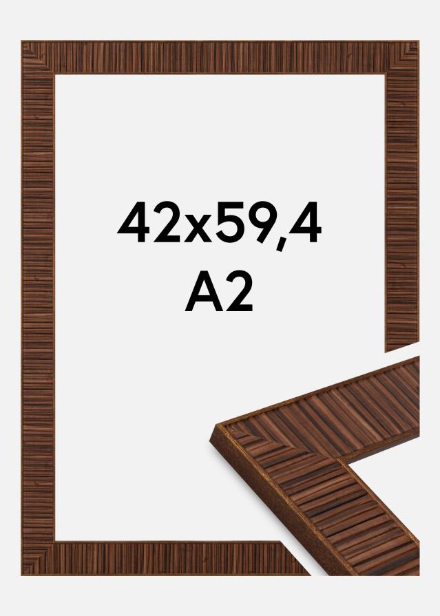 Jämtlands Ramfabrik Fotolijst Linea Acrylglas Rosewood 42x59.4 cm (A2)