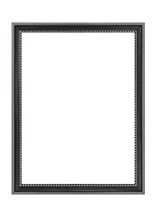 Jämtlands Ramfabrik Fotolijst Trellis Acrylglas Vintage Black 21x29.7 cm (A4)