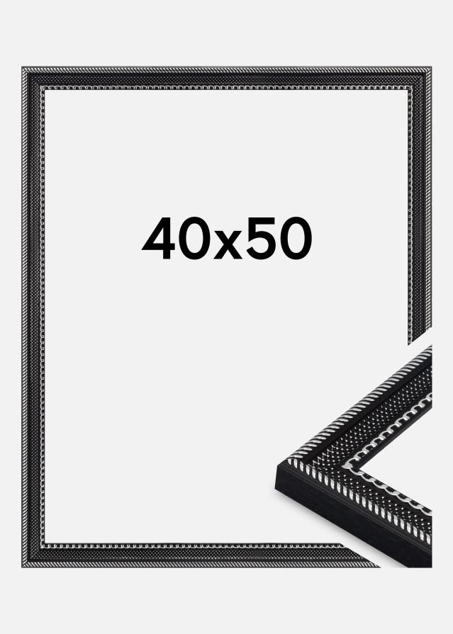 Jämtlands Ramfabrik Fotolijst Trellis Acrylglas Vintage Black 40x50 cm