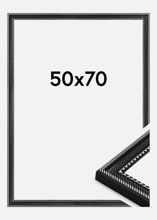 Jämtlands Ramfabrik Fotolijst Trellis Acrylglas Vintage Black 50x70 cm
