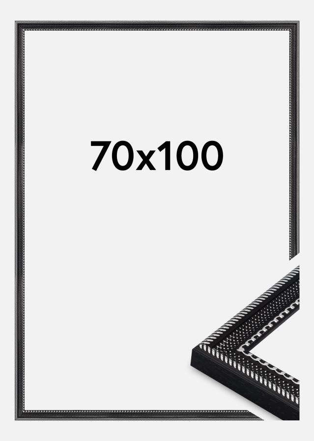 Jämtlands Ramfabrik Fotolijst Trellis Acrylglas Vintage Black 70x100 cm