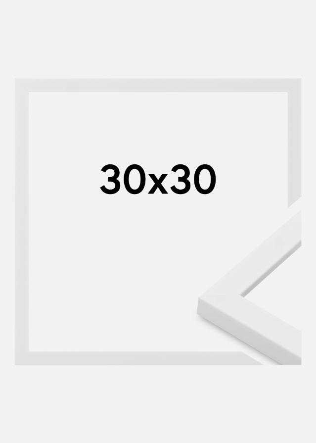 Jämtlands Ramfabrik Fotolijst Oban Acrylglas Wit 30x30 cm