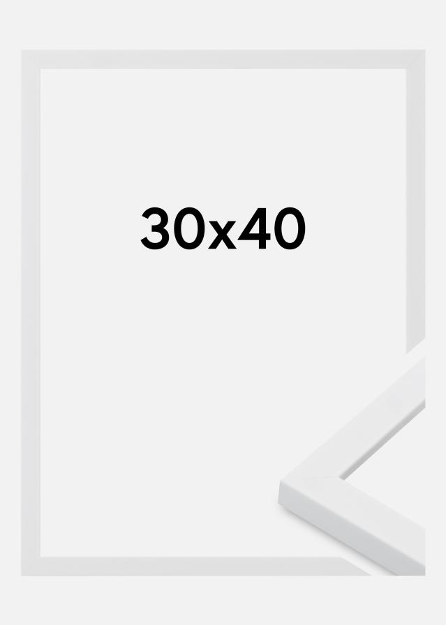 Jämtlands Ramfabrik Fotolijst Oban Acrylglas Wit 30x40 cm